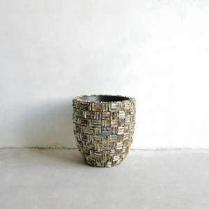 Vente en gros de vase en nacre pour pot de fleur jardinière pour restaurant et hôtel décoration vase à fleur vadrouille - Product Image 3