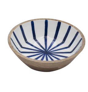 Cuenco de madera con estampado de esmalte para utensilios de cocina, diseño atractivo superior, tamaño personalizado, cuenco con estampado de esmalte de madera - Product Image 1