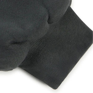 Sweat à capuche en coton 100% anthracite d'hiver, grammage lourd, séchage rapide, streetwear, épaules tombantes, uni, teinture unie, sweat à capuche personnalisé, coupe courte - Product Image 4