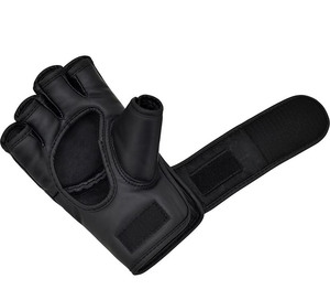 Gants de MMA pour le combat Gants de MMA pour hommes à lacets en cuir 100% respirant à vendre à un prix abordable - Product Image 3