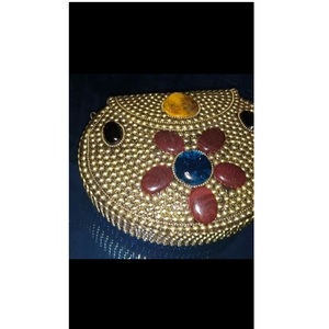Bolso de mano de Metal para mujer de último diseño, accesorios de moda hechos a mano, bolso de mano de gran calidad con monedero de alto acabado - Product Image 5