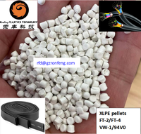 RongFeng Fábrica de Materias Primas Plásticas XLPE Compuesto Irradiación E-beam Silane Pellets UL1581 94V0 Llama de VW-1 125 Grados C