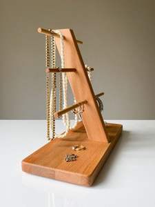 Hermoso diseño de madera para exhibición de joyas, soporte único para exhibición de Joyas, soporte para exhibición de pendientes para Decoración - Product Image 4