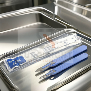 Bisturí Desechable Esterilizado Médico Ortopédico Alemán Surgiright, Cuchillo Manual con Certificación CE, Plástico ISO, Quirúrgico Desechable - Product Image 4