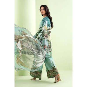 MPrints 'Sprint Summer'26 D-2907-A เสื้อชีฟองปักลายแขนสามส่วนผ้าลอนน์-TC-1605 - Product Image 6