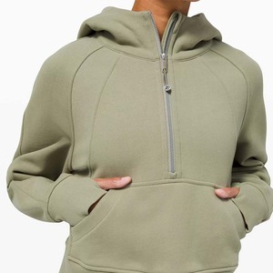Hot Selling Customized Logo Printing <b>Winter</b> Front Women Crop <b>Top</b> Hoodies-Light Weight Breathable Casual Wear - Product Image 4