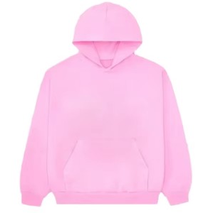 Pull de haute qualité poids lourd confortable coupe décontractée surdimensionné Stretch côtelé poignets sweat à capuche pour femme - Product Image 1