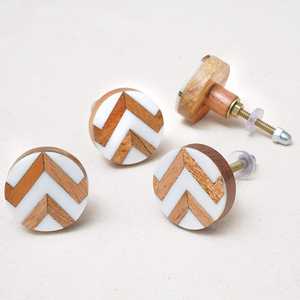 Perilla de Cajón Artesanal Rústica Impermeable con Incrustaciones de Hueso para Renovaciones de Muebles Elegantes y Mejoras de Cómodas - Product Image 6