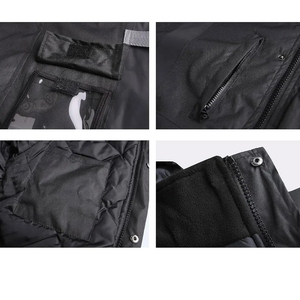 Veste de sécurité en toile légère à capuche - Couleurs et logo personnalisables, respirante, coupe-vent, protection hivernale - Product Image 4