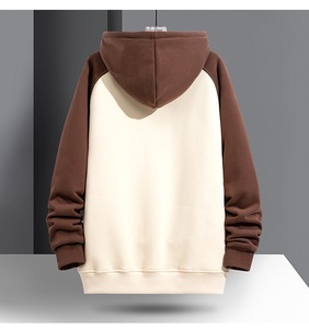 เสื้อฮู้ดดี้ผู้ชายทรงโอเวอร์ไซส์ พิมพ์ลายตามสั่ง ผ้าฝ้ายอย่างดี เสื้อฮู้ดดี้สั่งทำพิเศษ - Product Image 4