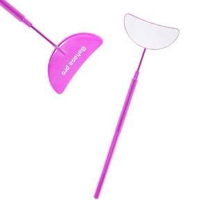 Customized Logo Pink Eyelash <b>Mirrors</b> Stainless Steel <b>Mirror</b> for Lash Extensions Custom Color <b>Mirror</b> for Lashes Extensions - Product Image 1
