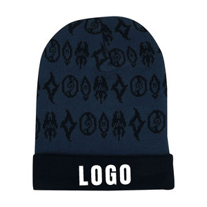 MOVATEXTILES-Gorro de invierno estilo Álamo hecho a medida, gorros informales, entrega rápida, servicio OEM, gorros jacquard con estampado digital - Product Image 1