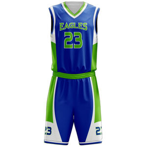 Nuevo estilo OEM diseño uniformes de baloncesto para la venta al por mayor de buena calidad de secado rápido 100% poliéster uniforme de baloncesto - Product Image 2