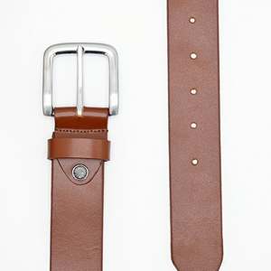Cinturón de Cuero Vacuno Puro Personalizable PLB01, Hebilla de Aleación Estilo Vintage, Logotipo Personalizado Disponible, Estilos Casuales y de Negocios - Product Image 5