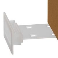 Ensemble de supports de plateau PLV horizontaux CHB-50-NA Naturel