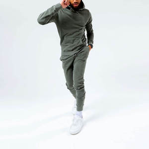 Survêtement en mélange de coton de qualité supérieure pour hommes, ajusté et conçu sur mesure pour un confort quotidien, un look sportif pour l'hiver - Product Image 4