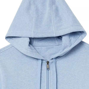 เสื้อฮู้ดแบบซิปรูดซิปมีขนแกะคอตตอน100% สำหรับผู้ชายสำหรับฤดูหนาว - Product Image 6