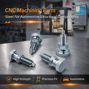 Pièces usinées CNC en acier pour composants structurels automobiles - Product Image 3