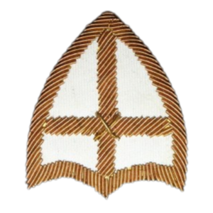 Parches de bordado hechos a medida 100% insignias de alambre bordado hecho a mano reproducción británica WW2 8th insignias - Product Image 2