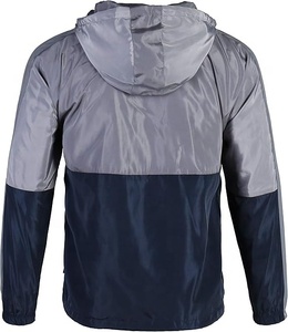 Chaqueta Cortavientos con Capucha y Cremallera Completa, de Lona Recubierta con Logotipo Personalizado, para Hombre y Mujer, de Manga Larga, Impermeable y Plegable - Product Image 5