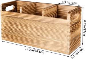 <b>Utensil</b> Holder,<b>Wood</b> Cooking <b>Utensil</b> Organizer,Large Farmhouse <b>Utensil</b> Holder for Counter top,Rustic Spoon Spatula Holder <b>Kitchen</b> - Product Image 5