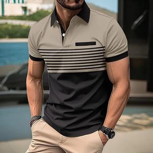 Polo de manga corta informal de verano para hombre, camiseta transpirable informal de negocios, Camiseta deportiva para hombre, talla grande europea y americana - Product Image 6