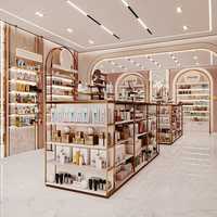 Présentoir de mobilier de salon, Meuble d'extérieur, Vitrine pour chaise de salon de beauté, Meuble de salon de coiffure, Meuble de restaurant pour cosmétiques