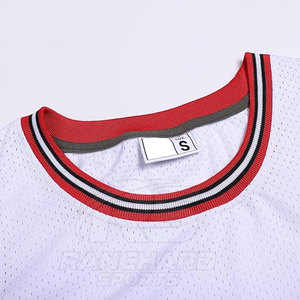 Maillot de basket-ball personnalisé en tissu maillé de haute qualité, séchage rapide, léger, couleurs d'équipe pour adultes - Product Image 3