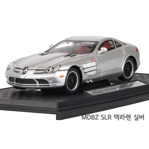 มอเตอร์โชว์ MDBZ SLR McLaren สีเงิน 1:24 โมเดลรถของเล่นไดแคสต์ - Product Image 1