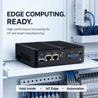 Mini PC Industri untuk Pemantauan Lini Produksi, Komputer Tertanam Ringkas untuk Pelacakan Status Peralatan
