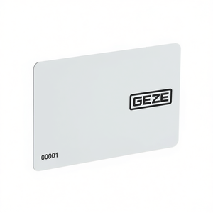 GEZE Access Control System <b>ID</b> Card MIFARE DESFire EV2 White RFID Transponder Card Badge <b>Holder</b> & Accessory - Product Image 3