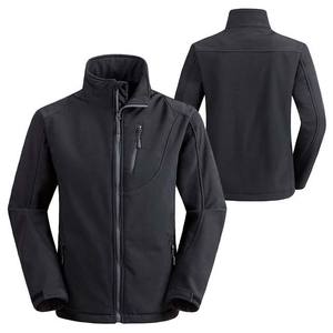 Chaqueta Softshell con Bolsillo Lateral con Cremallera, Chaquetas para Hombre, Material de Poliéster de Alta Calidad, Talla Personalizable, Color Negro - Product Image 6