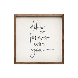 あなたと永遠にディップオンLove Quote Prints Bedroom Printable Quotes Anniversary Gift