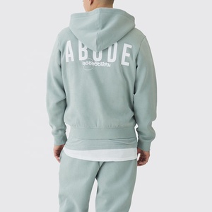 Sudadera con Capucha para Hombre, Estilo Holgado, Desgastada, con Efecto Desteñido por el Sol, de Algodón Grueso y Transpirable, Corte Regular, Impresión Digital - Product Image 5
