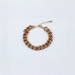 Minimalist <b>Cuban</b> <b>Link</b> <b>Chain</b> Bracelet - Product Image 1