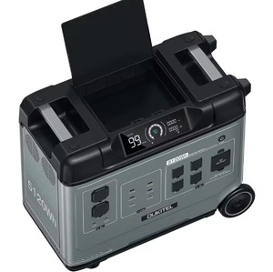 High Capacity 5120Wh Portable Power Station with 2×400W <b>Solar</b> <b>Panels</b> – 2200W LiFePO4 <b>Solar</b> <b>Generator</b> - Product Image 1