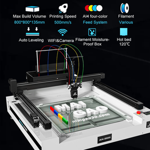 Imprimante 3D MAIGAO AI4-S800 à quatre couleurs, haute vitesse 500 mm/s, pour enseignes LED grand format - Product Image 2