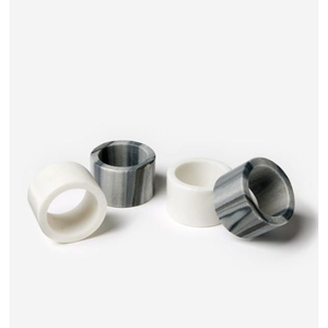 Anillo para Servilletas de Madera de Mango Natural de la Mejor Calidad, Diseño de Hoja Tallada, para Decoración de Mesa de Comedor, Porta Servilletas al Precio Más Bajo - Product Image 4