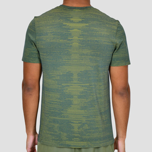 New Design Custom Printed OEM Nylon Compression T Shirt <b>Tight</b> Fitness GYM Sports Jogger T Shirt for Men - Product Image 4