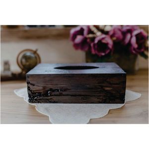 Prisma Designs - Porta Cajas de Pañuelos Multiusos con Grabado Láser Personalizado de Vaquero Occidental, Decoración Moderna y Minimalista para el Hogar - Product Image 4