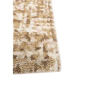 Tapis en laine noués à la main Thyme Gold, classique AKWT-1112, tissage plat jacquard, fait main, rectangulaire, abstrait, pour la maison, le couloir, viscose - Product Image 4