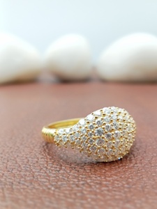แหวนแต่งงานแบบคลาสสิกสุดอินเทรนด์สีทอง14K/18K ปรับแต่งได้สำหรับ100% แล็บที่ได้รับการรับรองเพชรโซลิแทร์หรูหรา VVS - Product Image 3