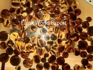 Vente chaude Buffalo Horn Button Blanks Blancs de boutons inachevés pour manteaux Jeans Veste de Falak World Export - Product Image 3