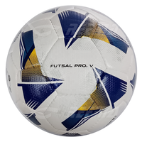 Ballon de football FUTSAL PRO V de qualité supérieure, cousu à la main, 100% PU, écologique, léger, durable, personnalisé, Reema Technologies