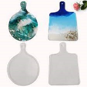 Posavasos de Madera de Acacia y Resina, Estilo Europeo, Antideslizantes, Cuadrados y Redondos, Personalizados, para Vajilla, Portavasos de Pizarra - Product Image 2