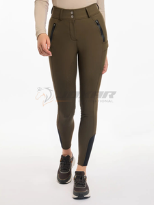 Vêtements professionnels Culottes d'équitation pour femmes Léger Respirant Flexible Slim Fit Tissu Durable pour les cavaliers et les athlètes - Product Image 5