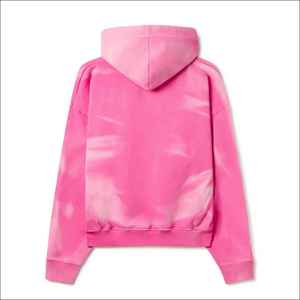 เสื้อฮู้ดดี้ผ้าฝ้ายคุณภาพสูง 100% สไตล์วินเทจ ล้างสีแบบซันเฟด ทรงหลวม ไหล่ตก แฟชั่นฮิปฮอป สำหรับฤดูหนาว - Product Image 2