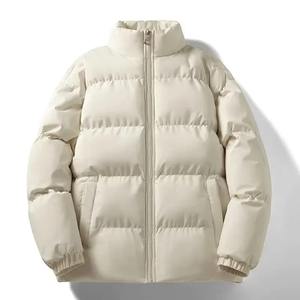 เสื้อแจ็คเก็ตพัฟเฟอร์ผ้าแคนวาสสีพื้น คอเต่า สไตล์ลำลอง กันน้ำ เป็นมิตรกับสิ่งแวดล้อม สำหรับผู้ชาย ฤดูใบไม้ร่วง/ฤดูหนาว - Product Image 5