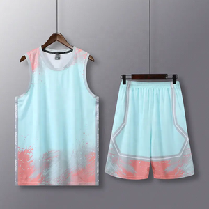 Uniforme de Baloncesto Simple y Liso, Ropa Deportiva Personalizada con Nombre del Equipo, Sublimación - Product Image 1