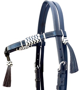 Cabecera occidental de cuero de caballo de calidad superior de gran venta con nudo Futurity para montar a caballo - Product Image 5